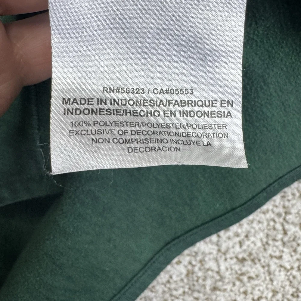 Michigan State Spartans Quarter Zip Pullover Mens Large Nike Performance Stretch